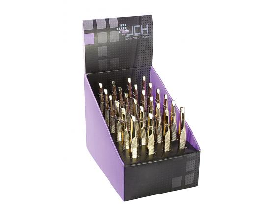 Présentoir pour pince à épiler carton Dorée