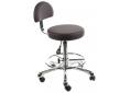 Tabouret pour table de massage avec dossier